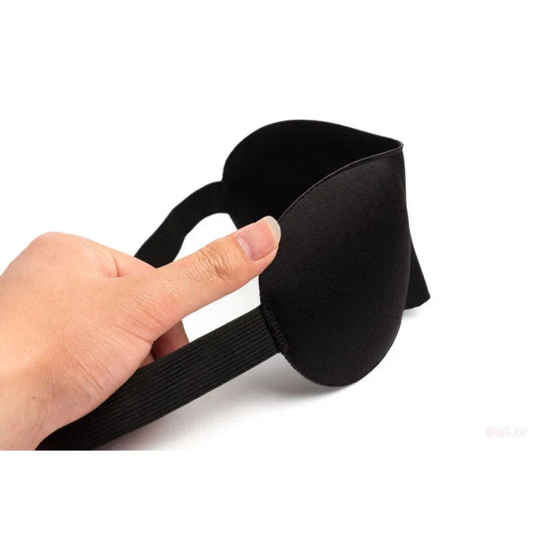 Máscara Ocular 3D Confortável e Opaca - Compre 1 Leve 2