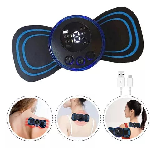Mini Massageador Elétrico Portátil