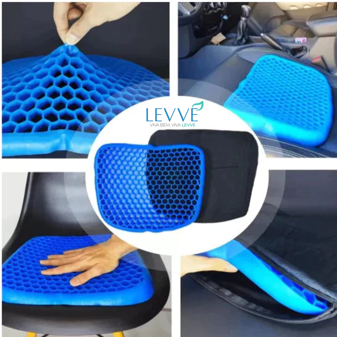 🛋️ Almofada Alivius – Levve - Chega de sofrer com dores ao sentar! BRINDE EXCLUSIVO