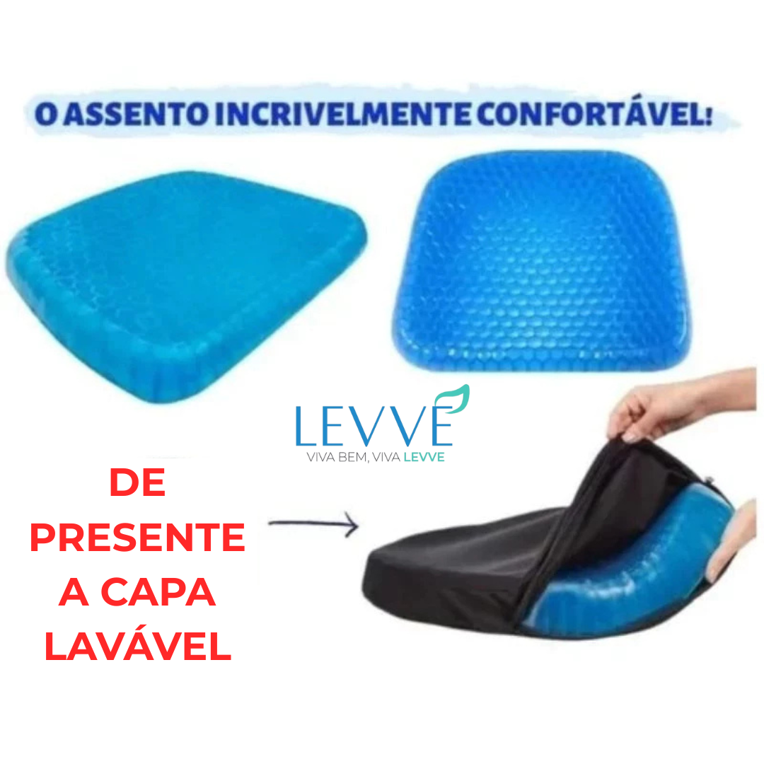 🛋️ Almofada Alivius – Levve - Chega de sofrer com dores ao sentar! BRINDE EXCLUSIVO