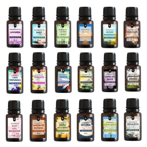 Essências Premium Base Água Kit 16 Unidades