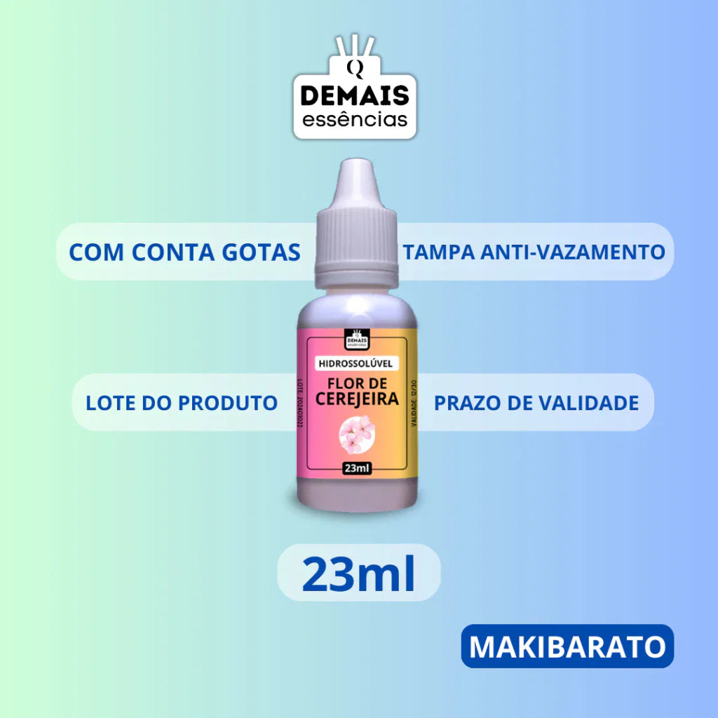 Kit 5 Essências 23ml para Umidificador e Difusor