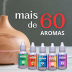 Kit 5 Essências 23ml para Umidificador e Difusor