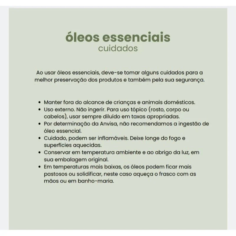 Kit Personalizado de Óleos Essenciais Via Aroma