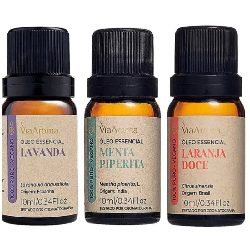 Kit Personalizado de Óleos Essenciais Via Aroma