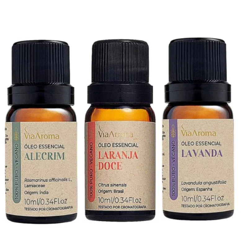 Kit Personalizado de Óleos Essenciais Via Aroma