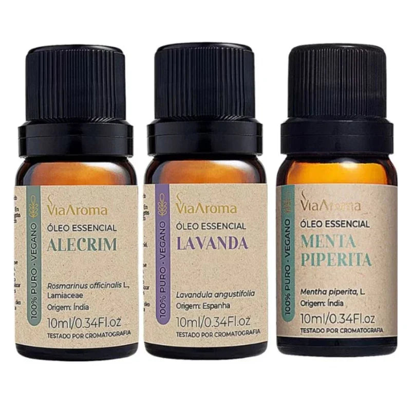 Kit Personalizado de Óleos Essenciais Via Aroma
