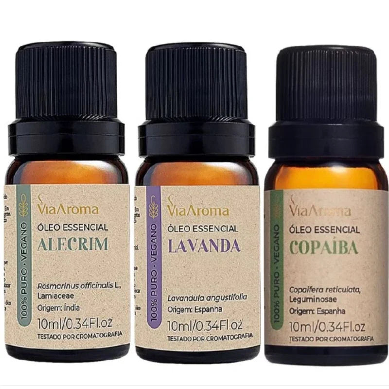 Kit Personalizado de Óleos Essenciais Via Aroma