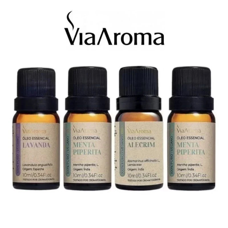 Kit Personalizado de Óleos Essenciais Via Aroma