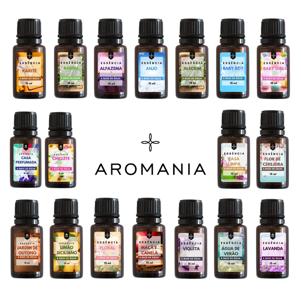 Kit com 10 Essências Hidrossolúveis