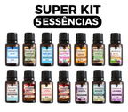Kit 5 de Essências Premium Base de Água