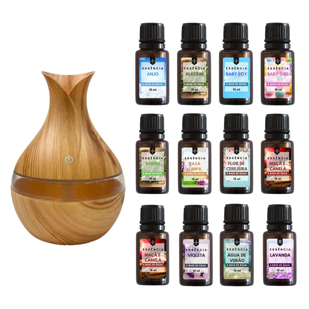 Kit 5 de Essências Premium Base de Água