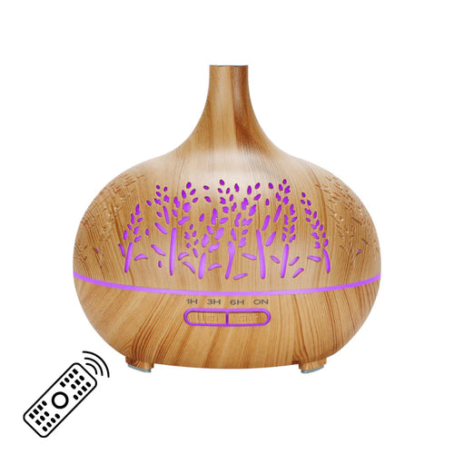 Difusor e Umidificador 500ml Ultrassônico com Timer