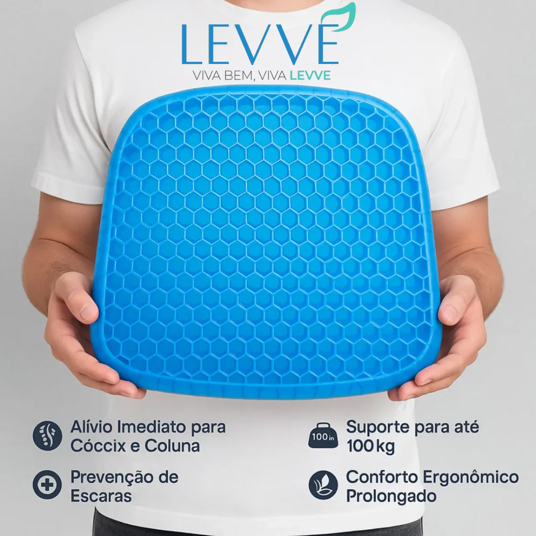 🛋️ Almofada Alivius – Levve - Chega de sofrer com dores ao sentar! BRINDE EXCLUSIVO