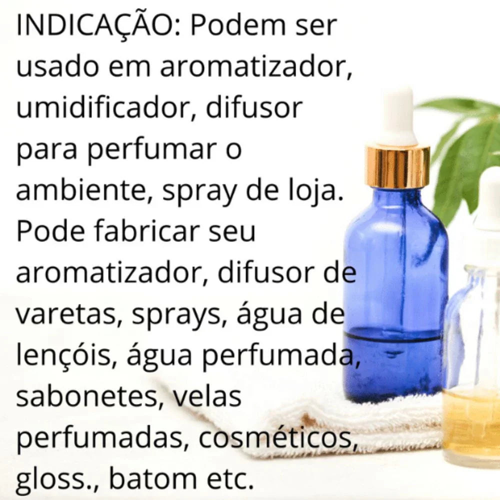 Kit com 5 Essências Aromatizador de Ambiente e Difusor Elétrico