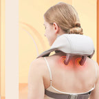 Massageador de Pescoço Inteligente Sem Fio com Compressão