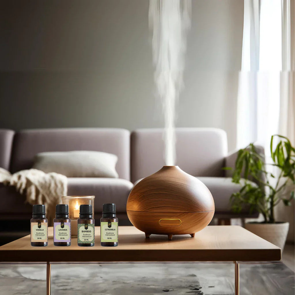Kit 12 Essências variadas Linha Essencial para Difusor
