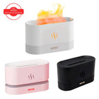 Umidificador de Chama com Luz LED de 7 Cores