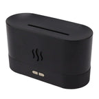 Umidificador de Chama com Luz LED de 7 Cores