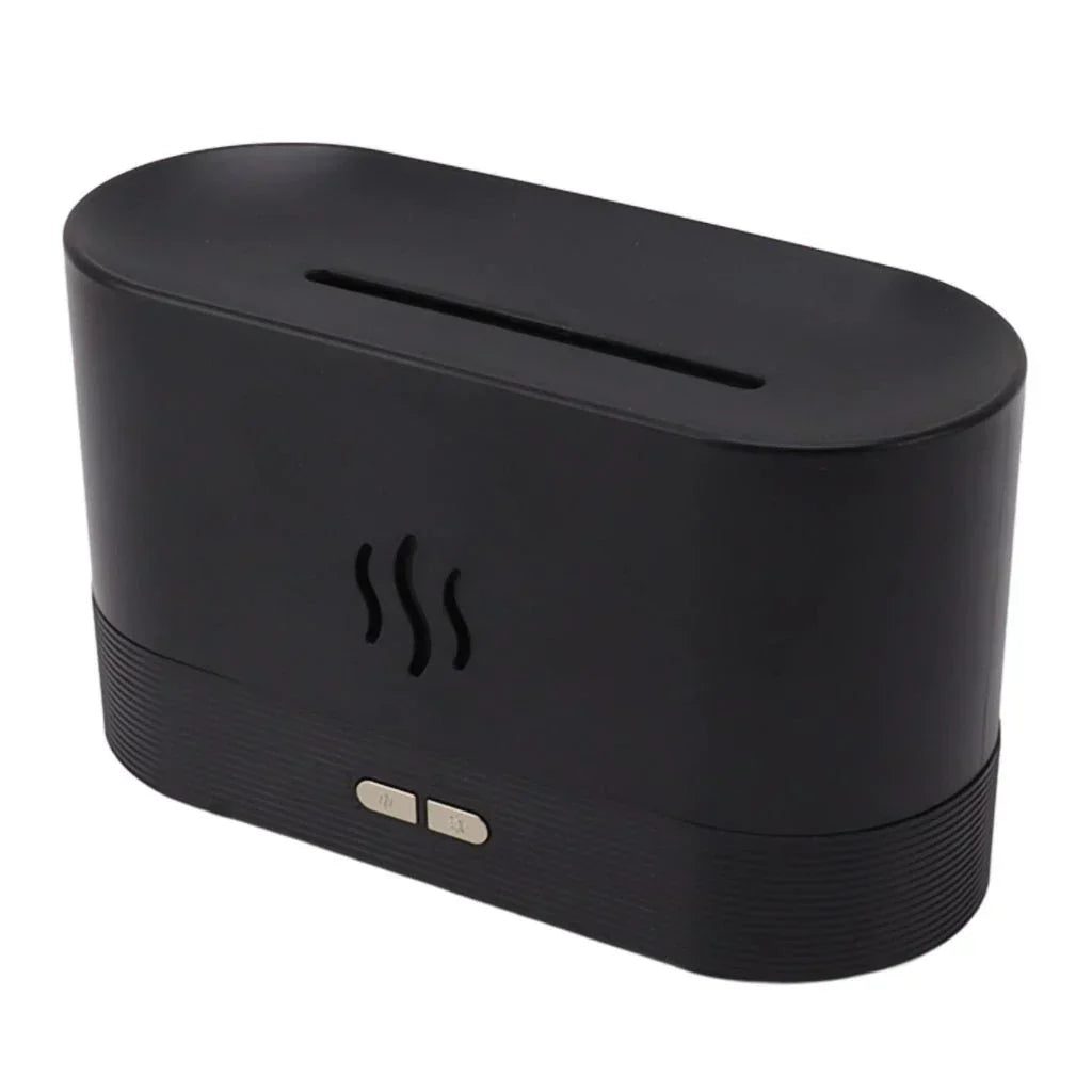 Umidificador de Chama com Luz LED de 7 Cores