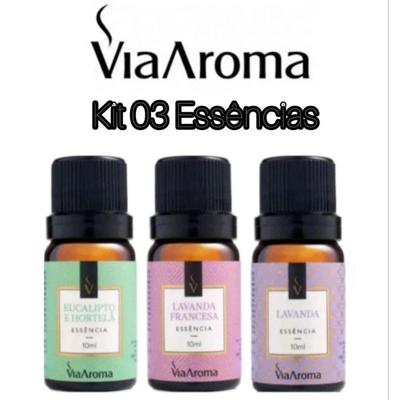 Kit de Essências Aromatizantes Via Aroma