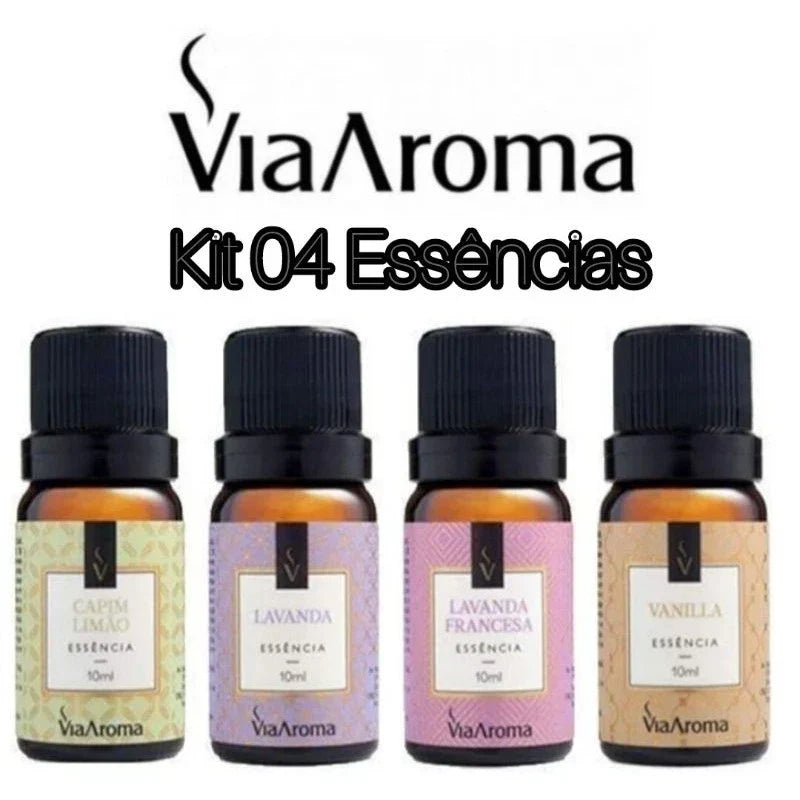 Kit de Essências Aromatizantes Via Aroma