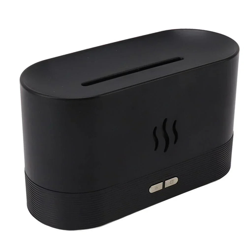 Umidificador de Chama com Luz LED de 7 Cores